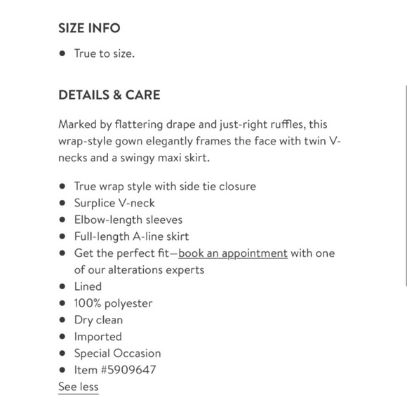 FAME & PARTNERS • jagger floral wrap gown - Picture 4 of 6